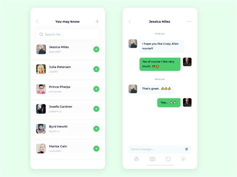 Chat Screen App Design Uplabs