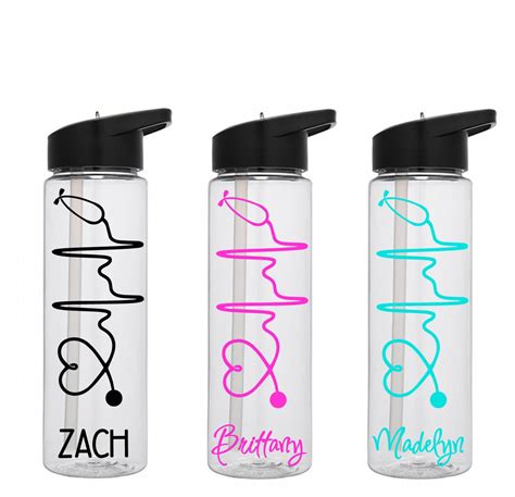 Doctors' day is march 30 and nurses' day is may 6. Nurse Water Bottle 24 oz personalized Nurse Gift, Personalized Cup, Nurse Appreciation, Tumbler ...
