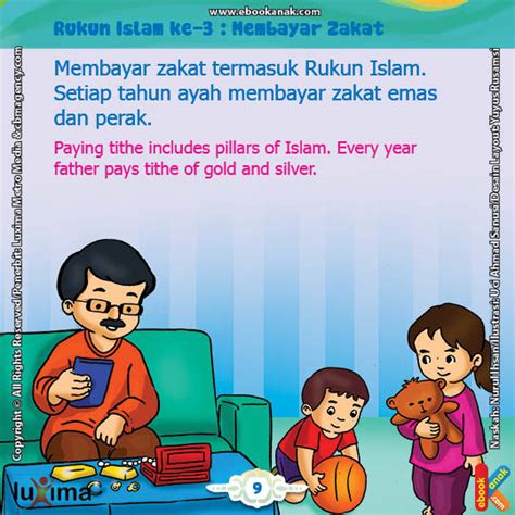 Zakat ini diberikan kepada golongan yang berhak menerimanya, seperti fakir miskin, amil, muallaf, fi sabilillah. Setiap Tahun Ayah Membayar Zakat Emas dan Perak | Ebook Anak