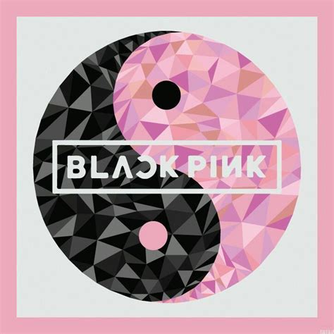 Logo Ying Yang De Black Pink Para Los Blinks Papel De Parede Kpop