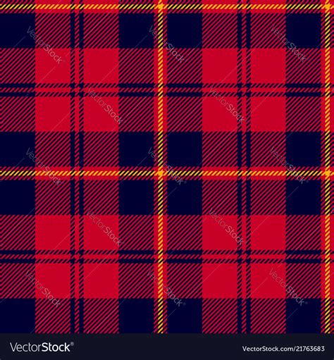 Scottish Plaid Classic Tartan Seamless Pattern Vector Image