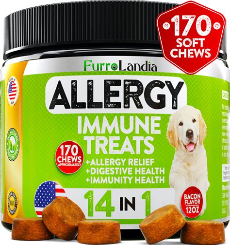Furthemore, same as people the dogs may have allergy to the foods and other irritants. FurroLandia Dog Allergy & Immune Chews Itch Relief for ...