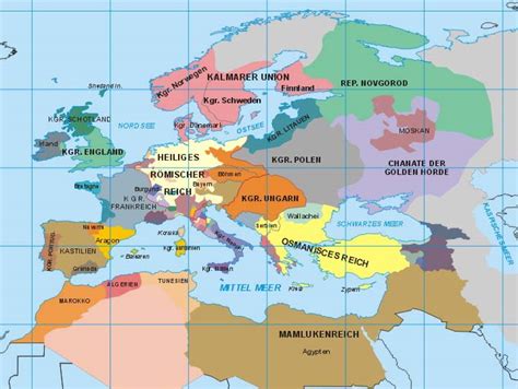 31 Map Of Europe 1400 - Maps Database Source