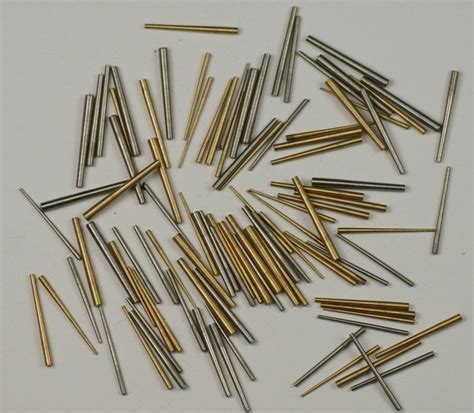 Clock Taper Pins 100x Steel Brass Assorted Mix Sizes Pin Etsy