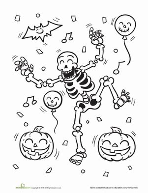 600 x 867 file type: Skeleton | Worksheet | Education.com
