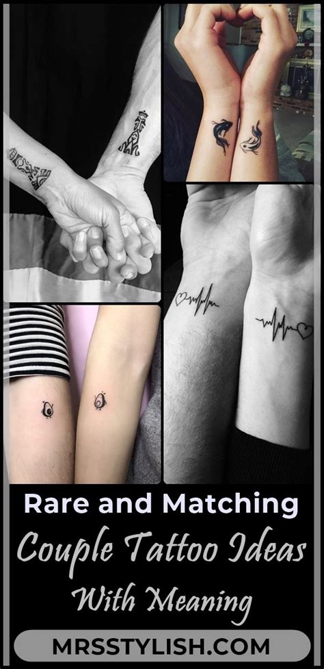 40 Matching Cute Couple Tattoo Ideas With Meaning