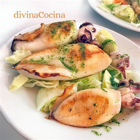 Los chipirones frescos son una de las delicias culinarias a las que no nos podemos resistir. Receta de Chipirones a la plancha --- Divina Cocina