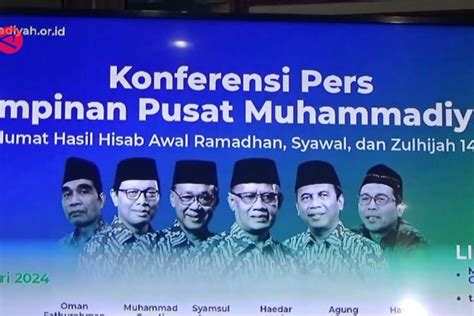 Muhammadiyah Tetapkan Awal Puasa 1 Ramadhan 1445 H Pada 11 Maret 2024