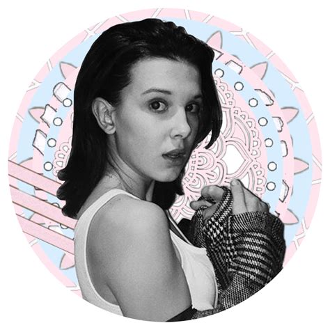 Pastel Icon Millie Bobby Brown Sticker By Strangerhings