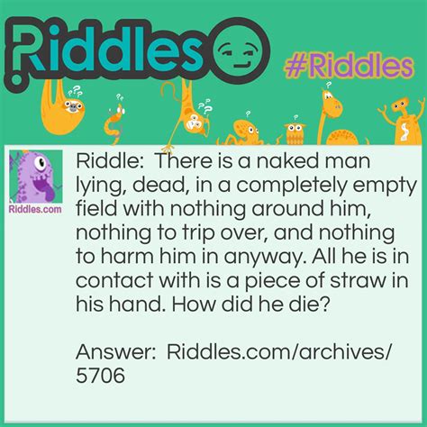 Naked Man In A Field Riddles Com