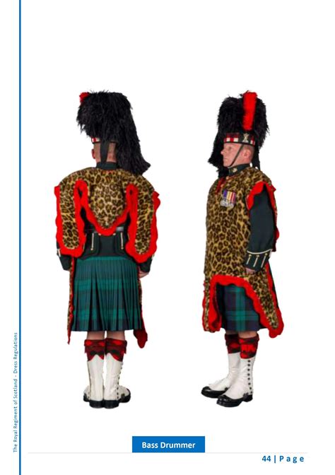 7 Scots 51st Highland Volunteers No1a Dress Ceremonial Bass
