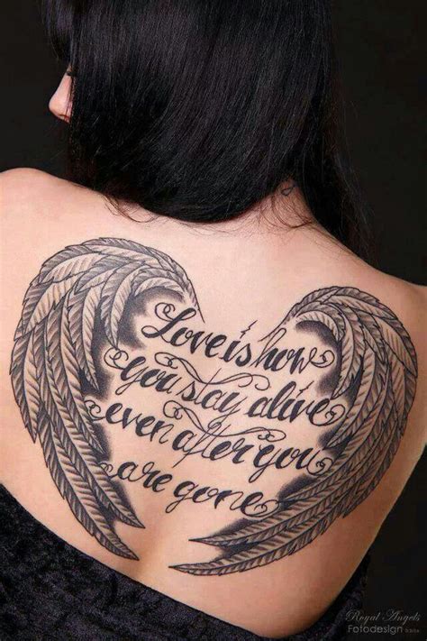 Angel wing tattoos on shoulder. 35 Insanely Gorgeous Wings Tattoos -Design Bump