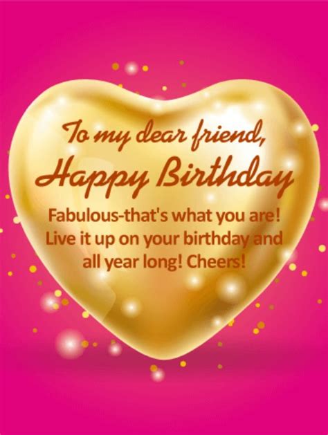 50 Best Happy Birthday Greetings To A Friend Quotes Yard