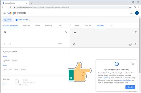 Google's Upcoming Update will Clear All Your Google Translate History ...