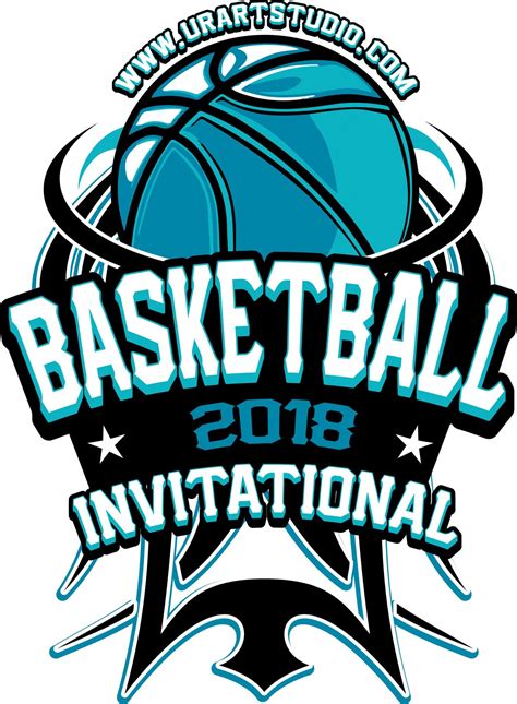 Basketball Invitational T Shirt Vector Logo Design For