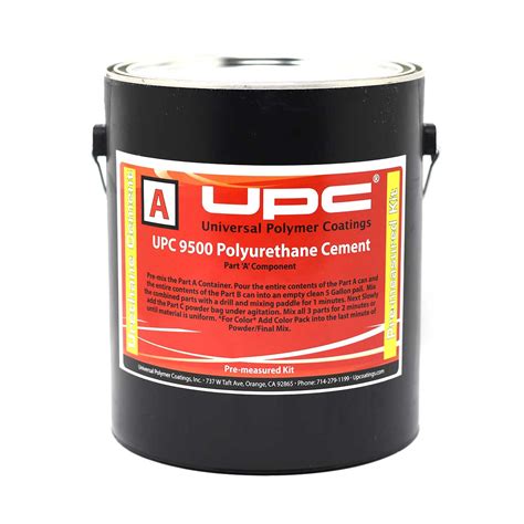 Upc 9500 Polyurethane Cement Universal Polymer Coatings