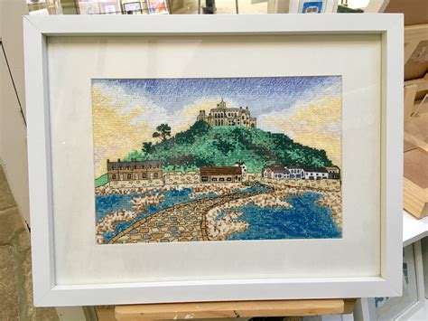 St Michael's Mount Cross Stitch kit Cornwall Cross Stitch Kit