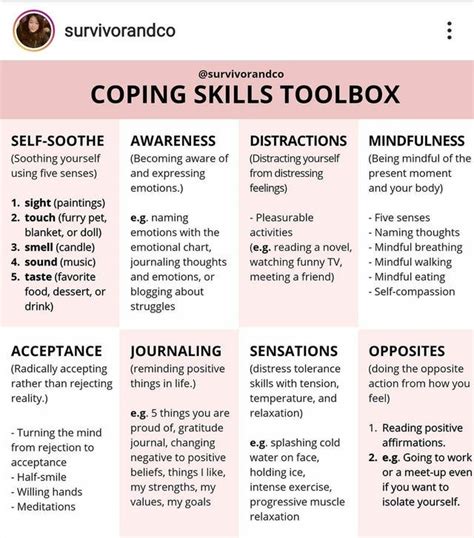 Coping Skills 🔨🛠️🔗🔩🔧