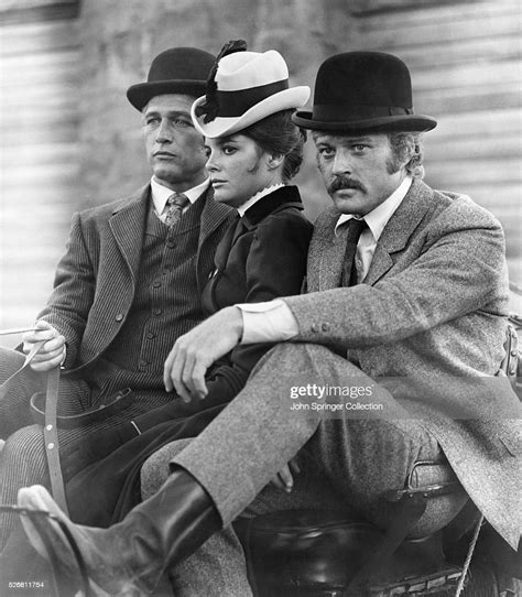 Butch Cassidy Etta Place And The Sundance Kid Sit On A Carriage