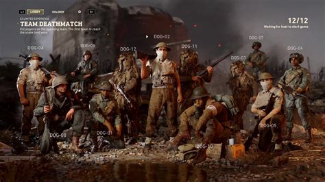 Call Of Duty Wwii Official Multiplayer Pre Game Lobby