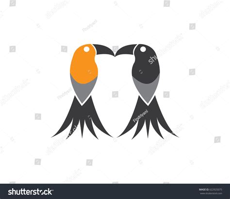 Two Birds Logo Stock Vector Royalty Free 622925075 Shutterstock