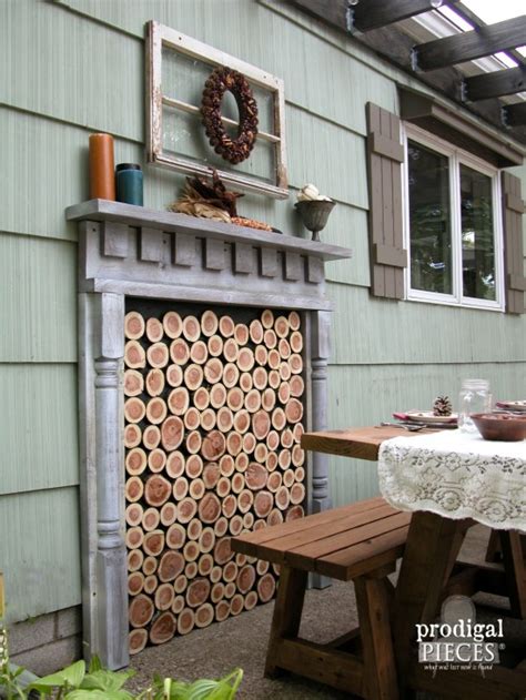 Diy Faux Fireplace Indoor Or Outdoor Prodigal Pieces