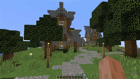 Old Village In Medieval Style For Minecraft