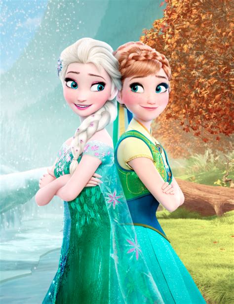 Elsa And Anna Frozen Fiebre Congelada Foto 38610884 Fanpop