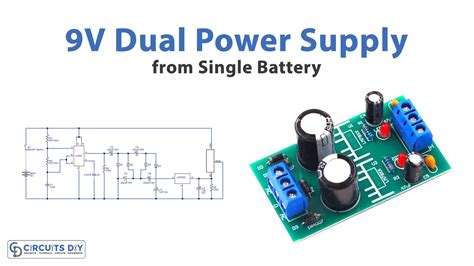 9v Dual Power Supply From Single Battery