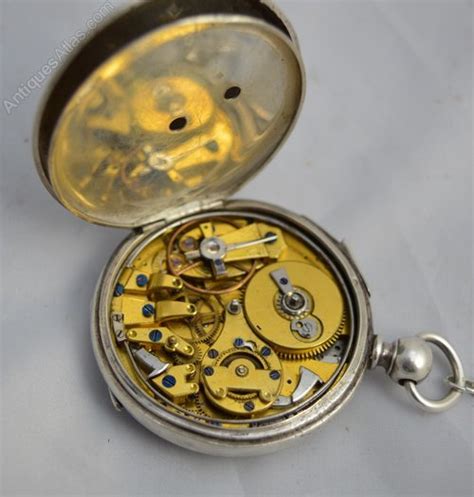 Antiques Atlas Quarter Repeating Silver Pocket Watch