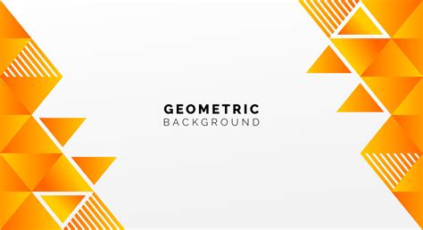 Geometric Background Vector Orange Frame 8346353 Vector Art At Vecteezy