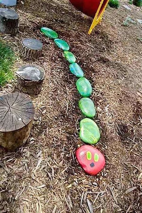 40+ Amazing Garden with Rock Ideas | 1000 | Caterpillar art, Gardening