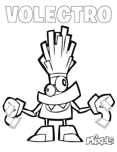 Skylanders dragons coloring pages are the ones that you have to grab in order to know a little bit more about all dragon characters in skylanders action game series. Mixels Coloring Page - Volectro | Coloring pages, Lego ...