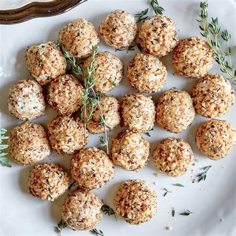 Mini Cheese Balls Recipe Myrecipes