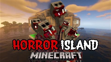 100 HARI DI MINECRAFT HARDCORE HORROR ISLAND YouTube