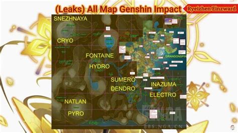 Genshin Impact Map Leak All Locations Revealed Gaming Ideology