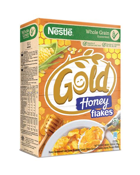 Nestle Gold Honey Flakes 370g X 2 Box