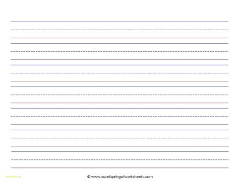 Writing Paper For Kindergarten Primary Paper Printable That Are