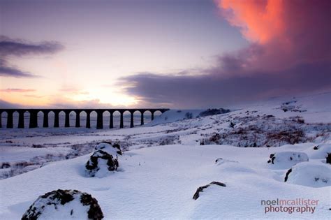 Ribblehead Viaduct Winter Sunset