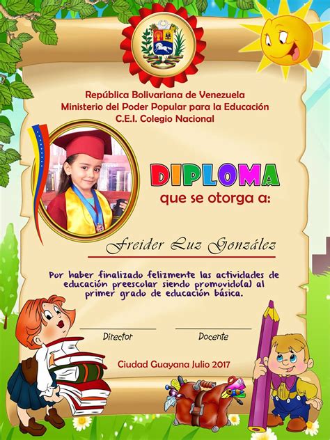 Pin De Gigi En Preescolar Diplomas Diplomas Para Ninos Diploma Images