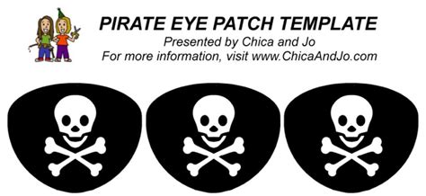 Download Free Pirate Eye Patch Template Ezyrutor