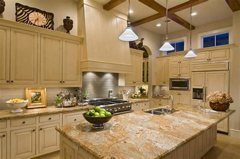 Before you can upgrade your current countertops, you must detach and remove them. Tile Backsplash with Granite Countertops