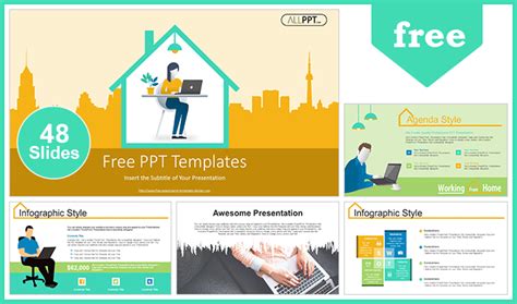 Working From Home PowerPoint Templates for free in 2020 ...