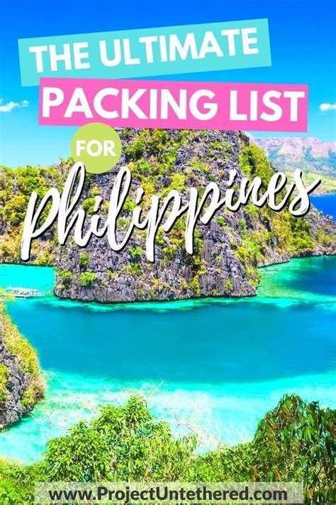 Philippines Packing List What To Pack And What Not To Philippines Travel Packing List