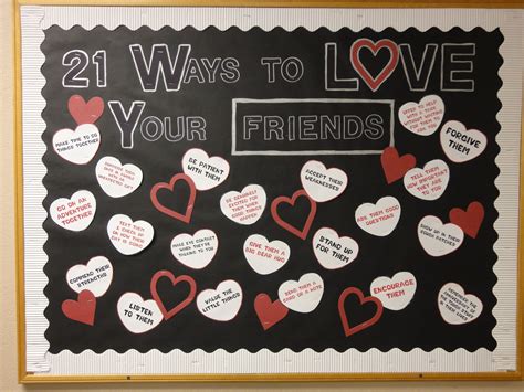 School Bulletin Board Design For Valentines Day