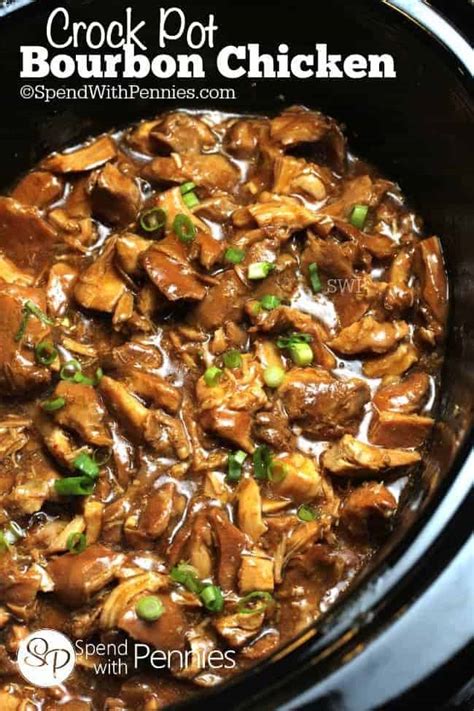 This slow cooker is so great, i actually own several! Bourbon Chicken CrockPot recipe