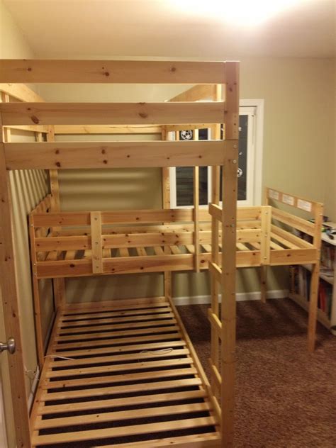Triple Bunk Hack - Mydal Bunkbeds - IKEA Hackers - IKEA Hackers