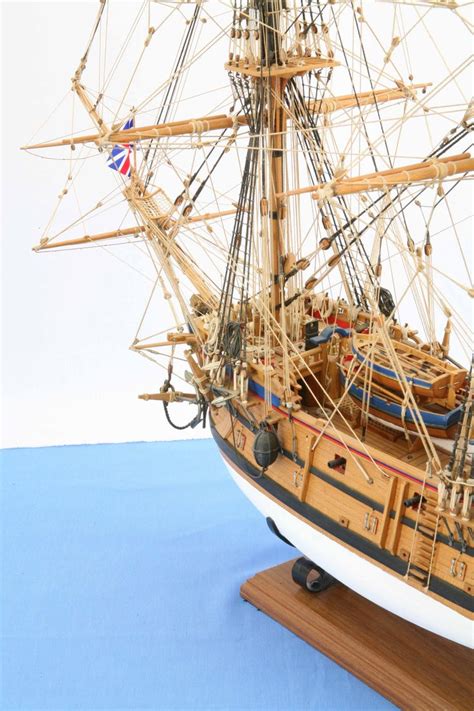Ship Model English East Indiaman Prince Of Wales Of 1740 Close Views