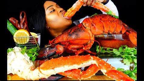 Asmr Mukbang Seafood Boil Lobster Mukbang King Crab Mukbang Asmr Eating Asmr Food