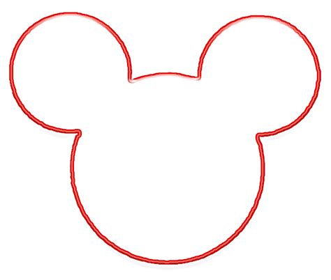 Free Mickey Outline Download Free Mickey Outline Png Images Free